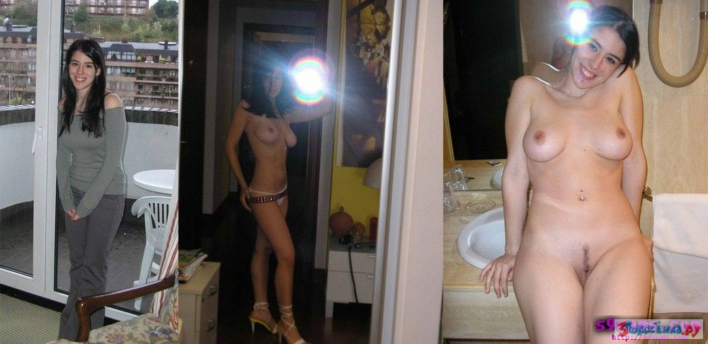 Молодая казашка фотографируется голой стоя перед зеркалом
