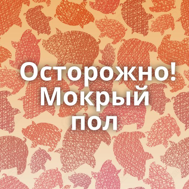 Осторожно! Мокрый пол