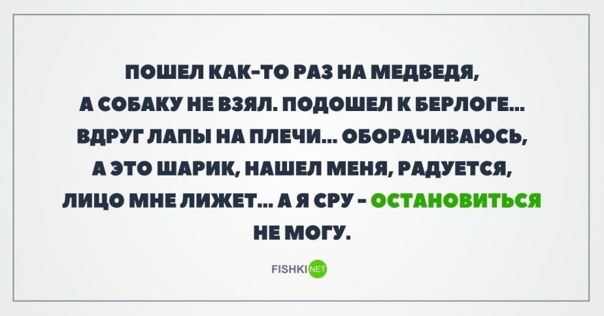 Как то раз. Я понимаю что это шарик но остановиться уже не могу. Понимаю что шарик а остановиться не могу. Анекдот сру остановиться не могу. Пошёл как то раз на медведя собаку не взял.