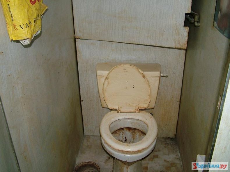 Туалет бомжа. Ужасный туалет в квартире.