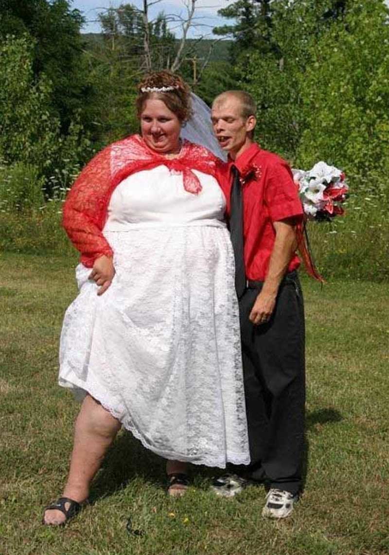 Свадьба худой и толстая