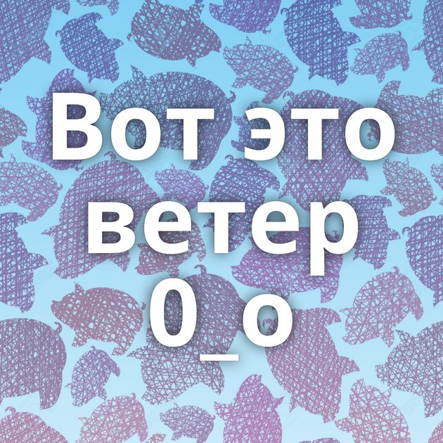 Вот это ветер 0_о