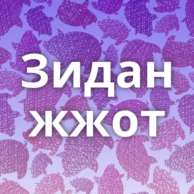 Зидан жжот