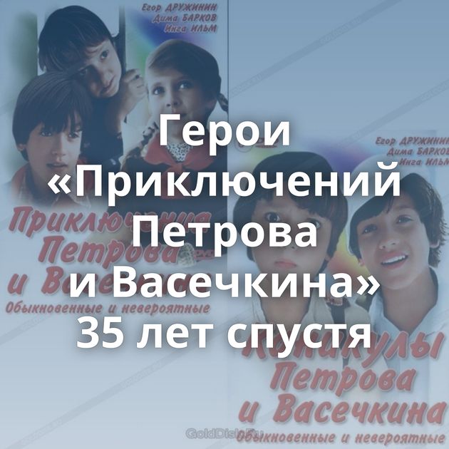 Герои «Приключений Петрова и Васечкина» 35 лет спустя