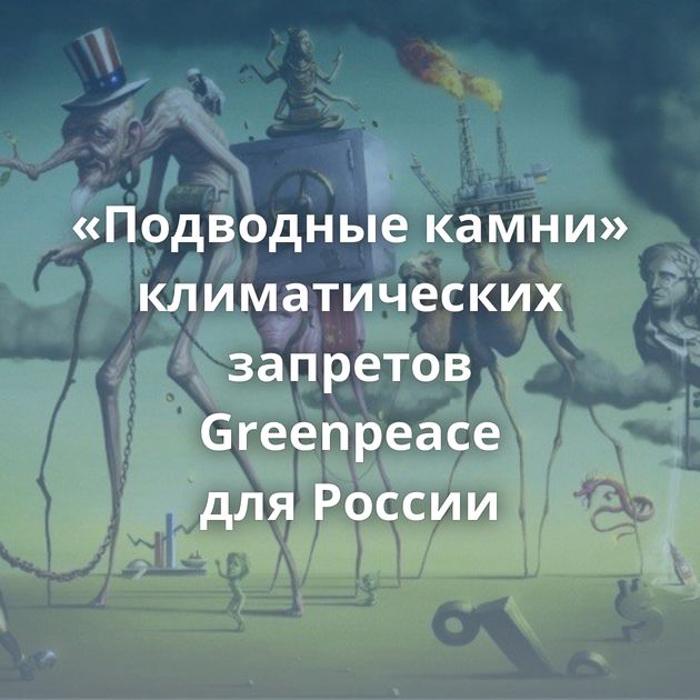 «Подводные камни» климатических запретов Greenpeace для России