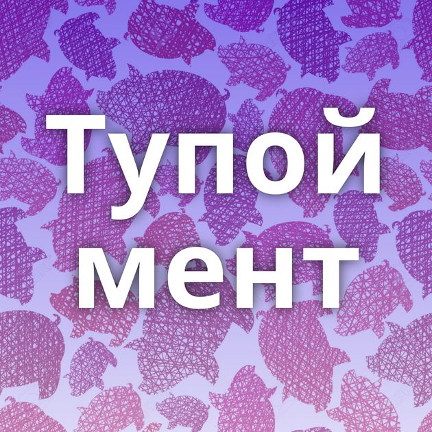 Тупой мент