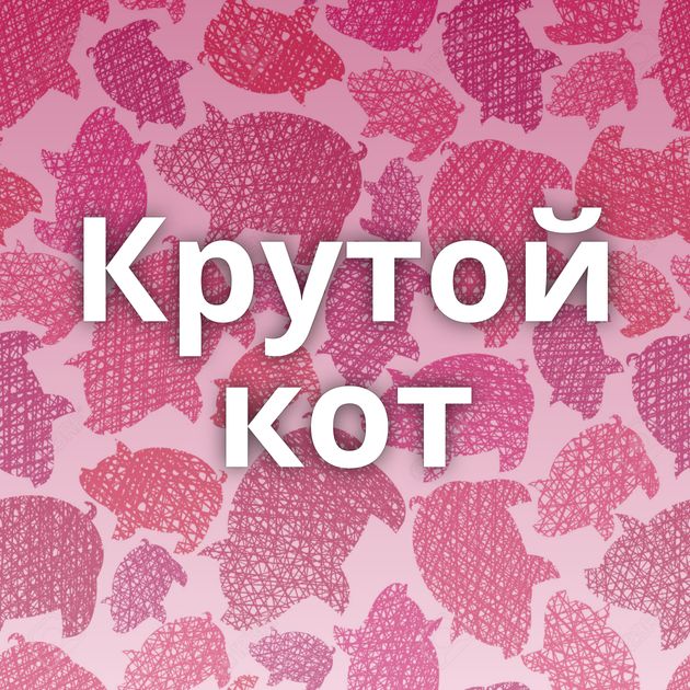 Крутой кот