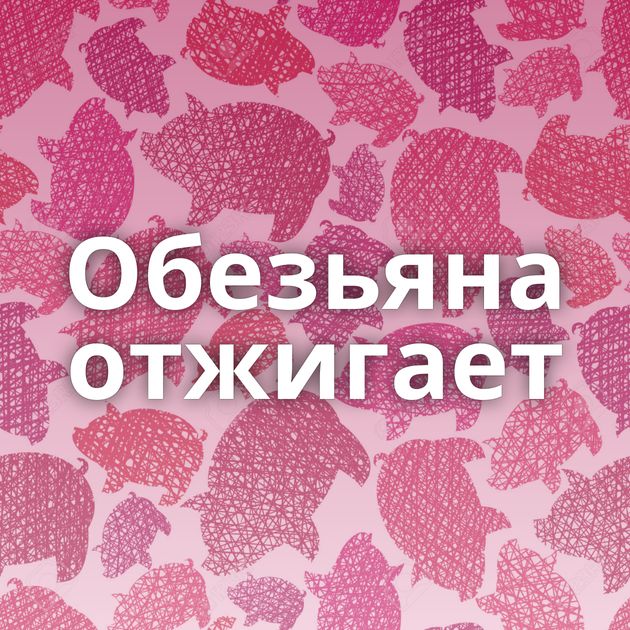 Обезьяна отжигает
