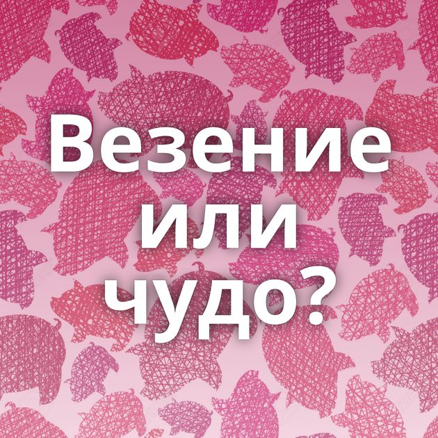 Везение или чудо?