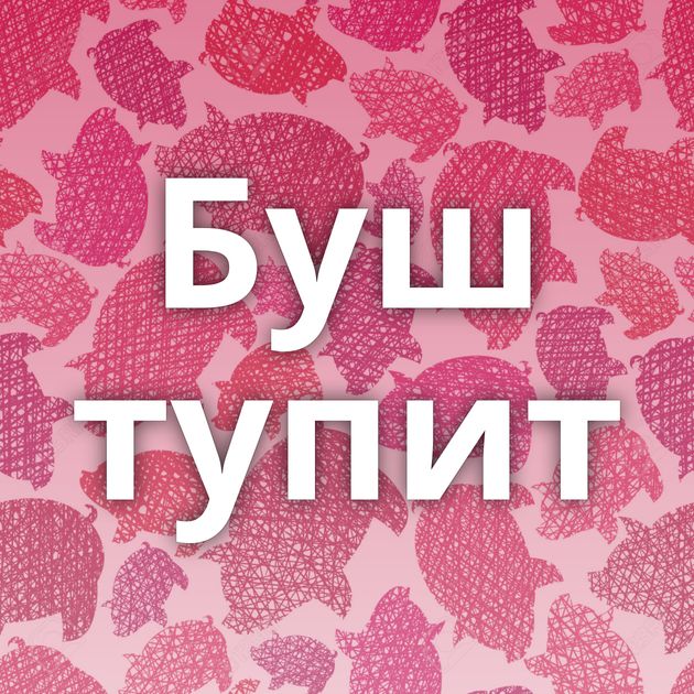 Буш тупит