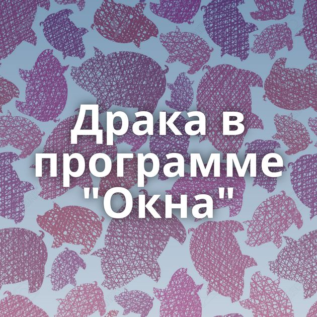 Драка в программе 