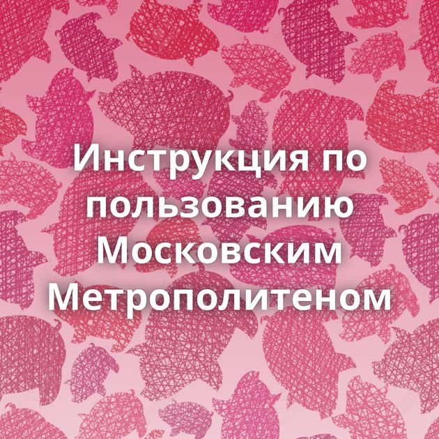 Инструкция по пользованию Московским Метрополитеном
