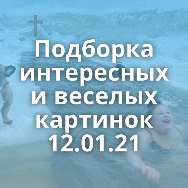 Подборка интересных и веселых картинок 12.01.21