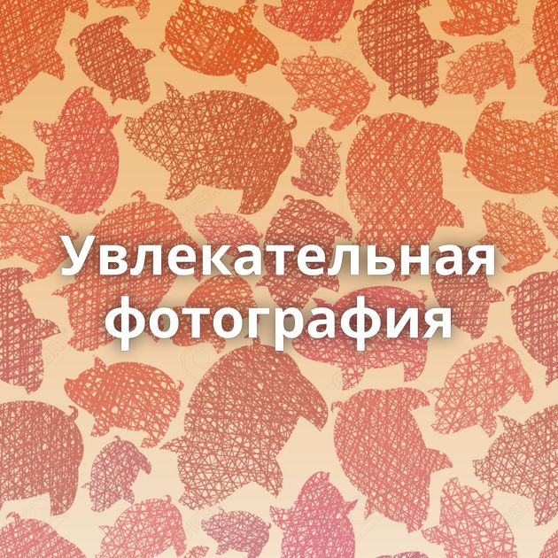 Увлекательная фотография