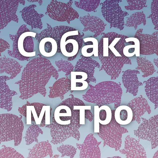 Собака в метро