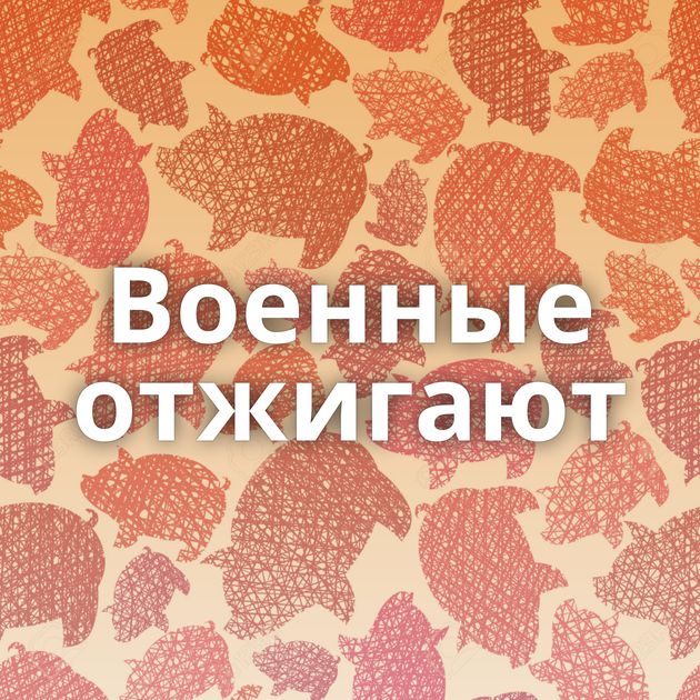 Военные отжигают