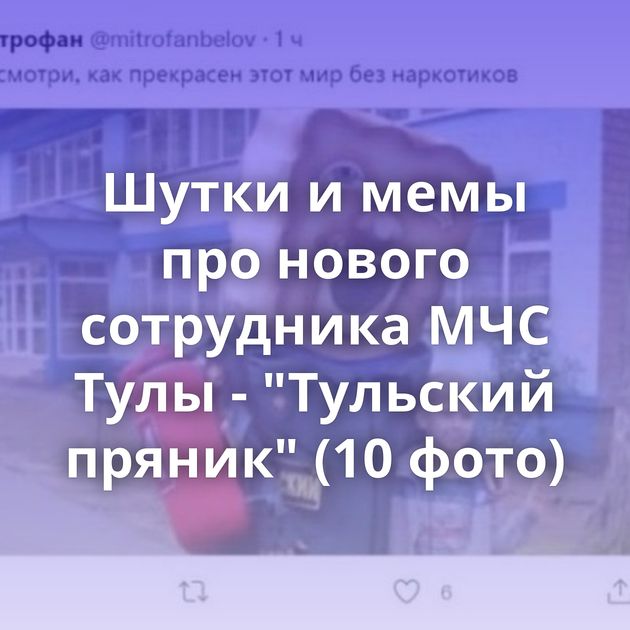 Шутки и мемы про нового сотрудника МЧС Тулы - 