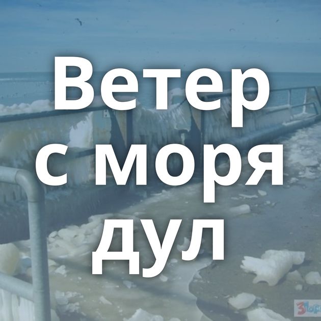 Ветер с моря дул