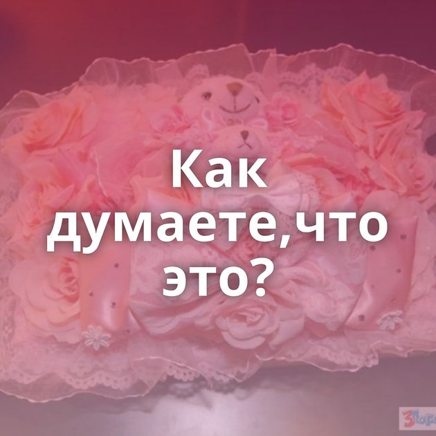 Как думаете,что это?