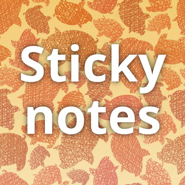 Sticky notes