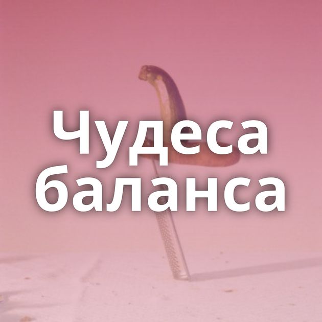 Чудеса баланса