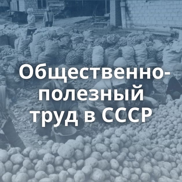 Общественно-полезный труд в СССР