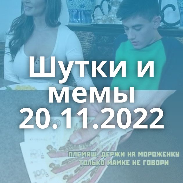 Шутки и мемы 20.11.2022
