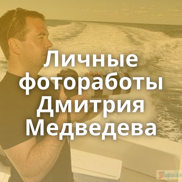 Личные фотоработы Дмитрия Медведева