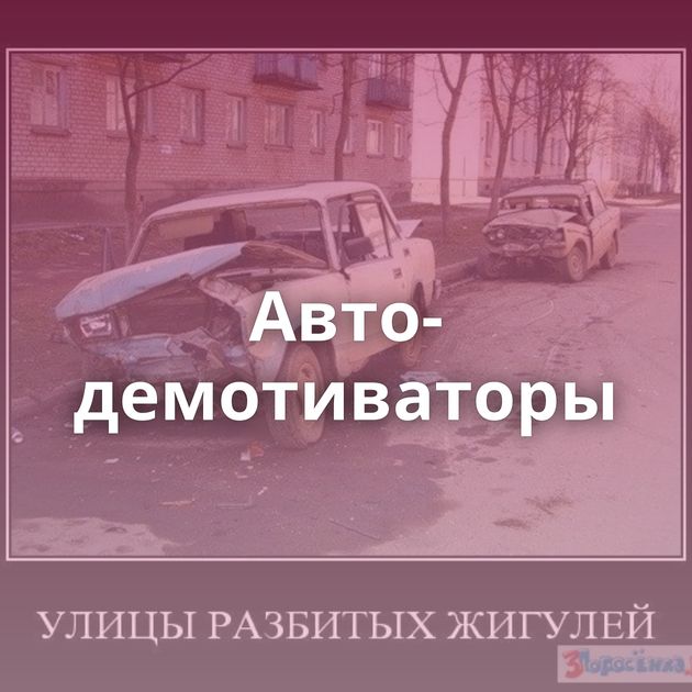 Авто-демотиваторы