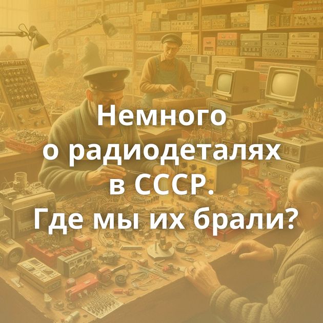 Немного о радиодеталях в СССР. Где мы их брали?