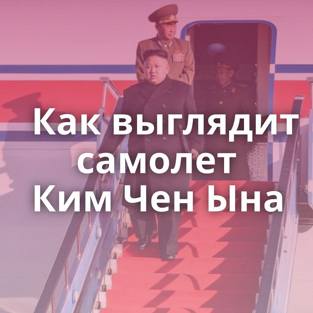 Как выглядит самолет Ким Чен Ына