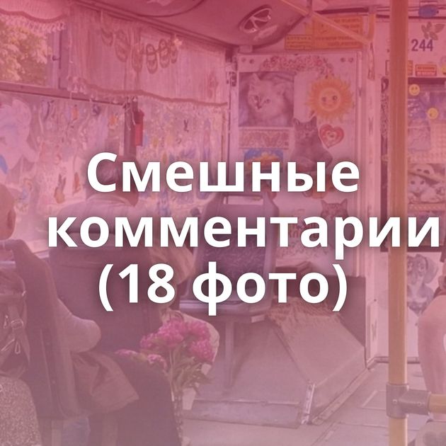 Смешные комментарии (18 фото)