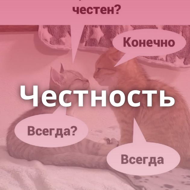 Честность