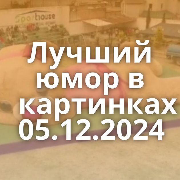 Лучший юмор в картинках 05.12.2024