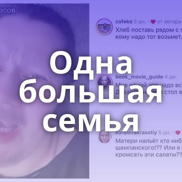 Одна большая семья