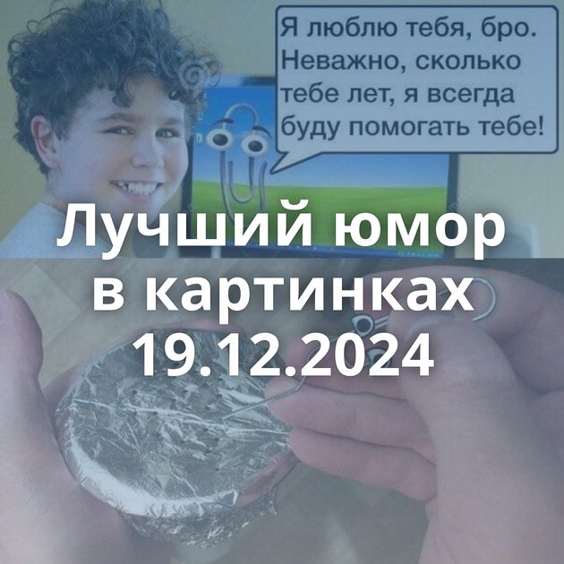 Лучший юмор в картинках 19.12.2024