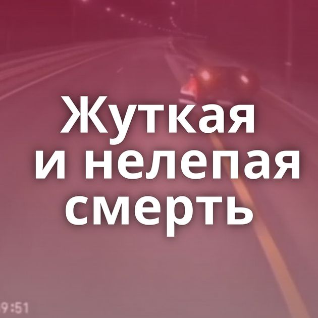 Жуткая и нелепая смерть