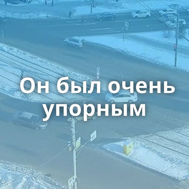 Он был очень упорным