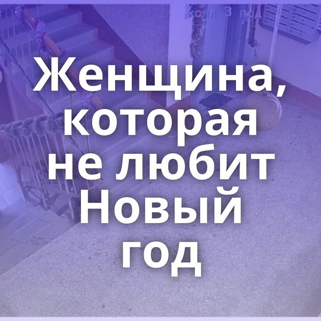 Женщина, которая не любит Новый год