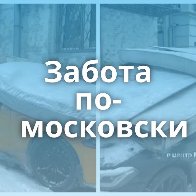 Забота по-московски