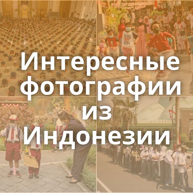 Интересные фотографии из Индонезии