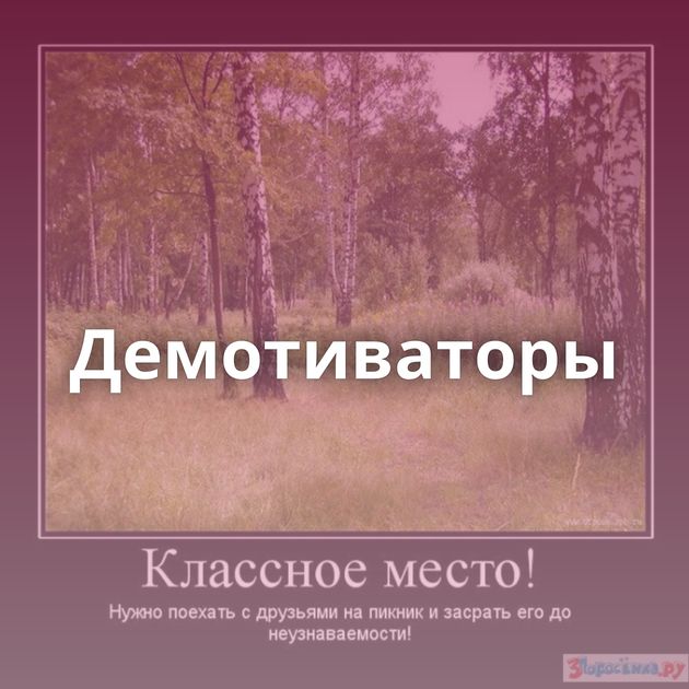 Демотиваторы