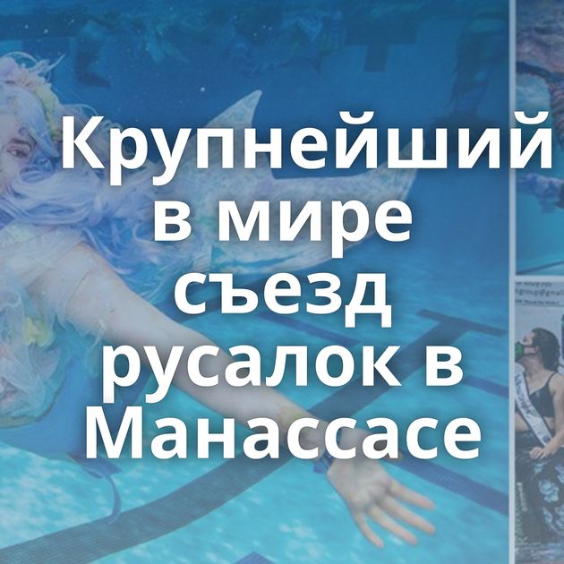 Крупнейший в мире съезд русалок в Манассасе