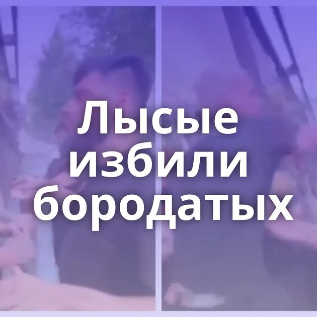 Лысые избили бородатых