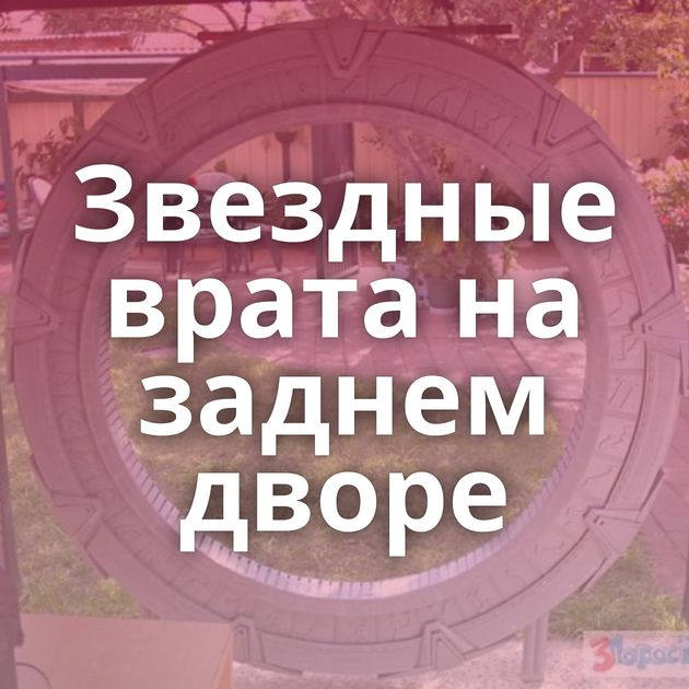 Звездные врата на заднем дворе