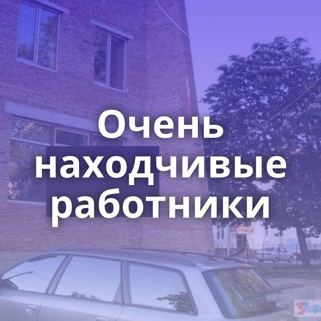 Очень находчивые работники