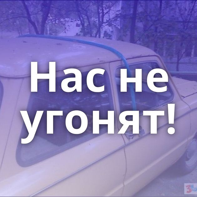 Нас не угонят!