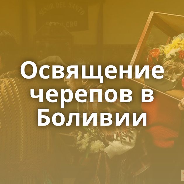 Освящение черепов в Боливии