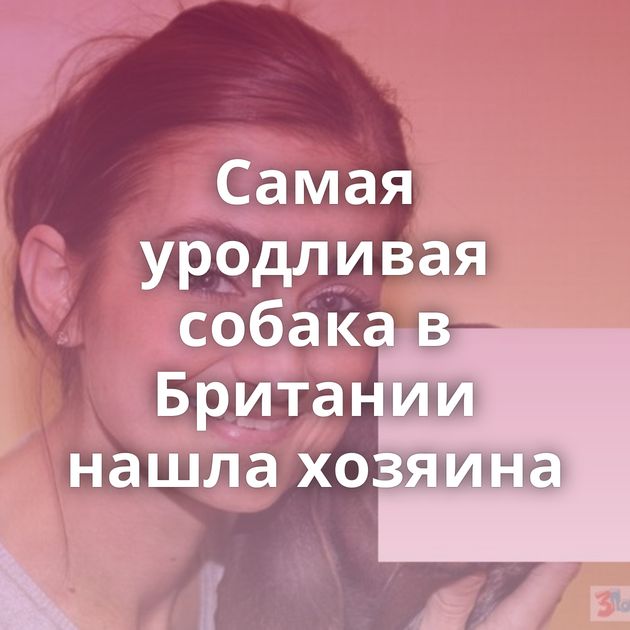 Самая уродливая собака в Британии нашла хозяина