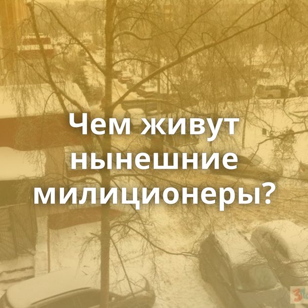 Чем живут нынешние милиционеры?